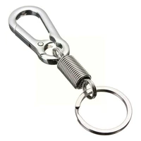 men and women car metal spring keychain outdoor mountaineering business waist tool classic pendant camping a8m9