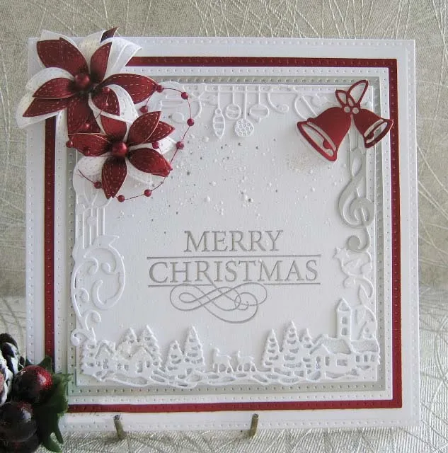 Металлический Трафаретный вырубной штамп квадратный Трафареты набор сделай сам