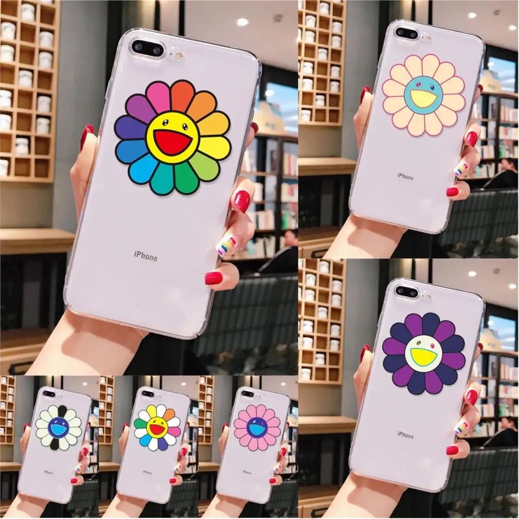 Yinuoda takashi Мураками Цветок ультра тонкий чехол для телефона iPhone 8 7 6 6S Plus X XS max 10 5 5S SE
