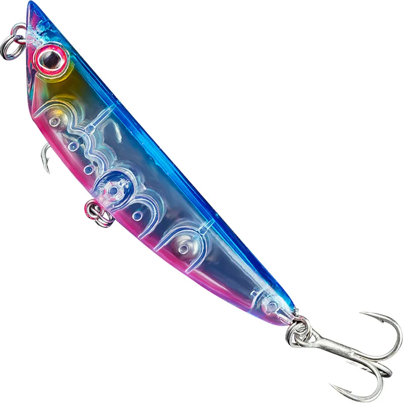 

10 pcs Luya Bait Floating Water Hard Bait Fake Bait Water Surface System Long Shot Wave Bass Bass Bait Sea Fishing