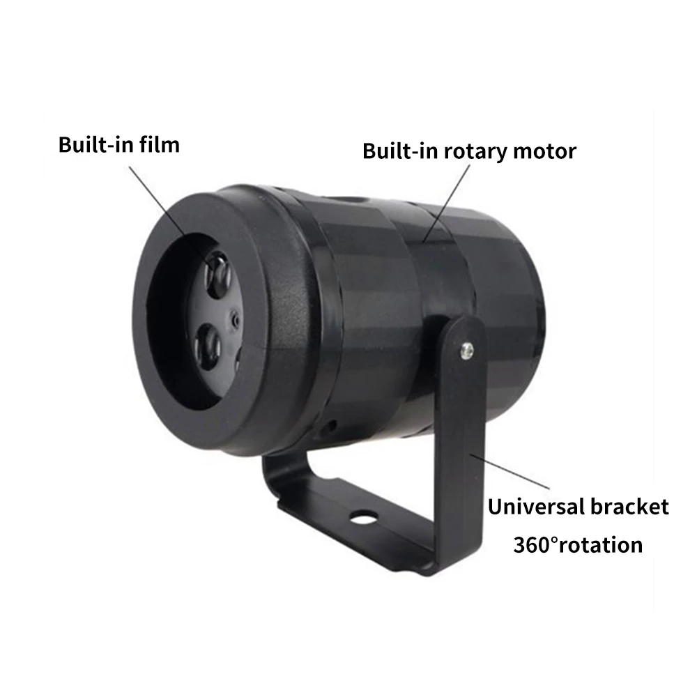 

16 Patterns Christmas Laser Snowflake Projector Halloween LED Waterproof Disco Night Lights Home Garden Spotlight Indoor Decor