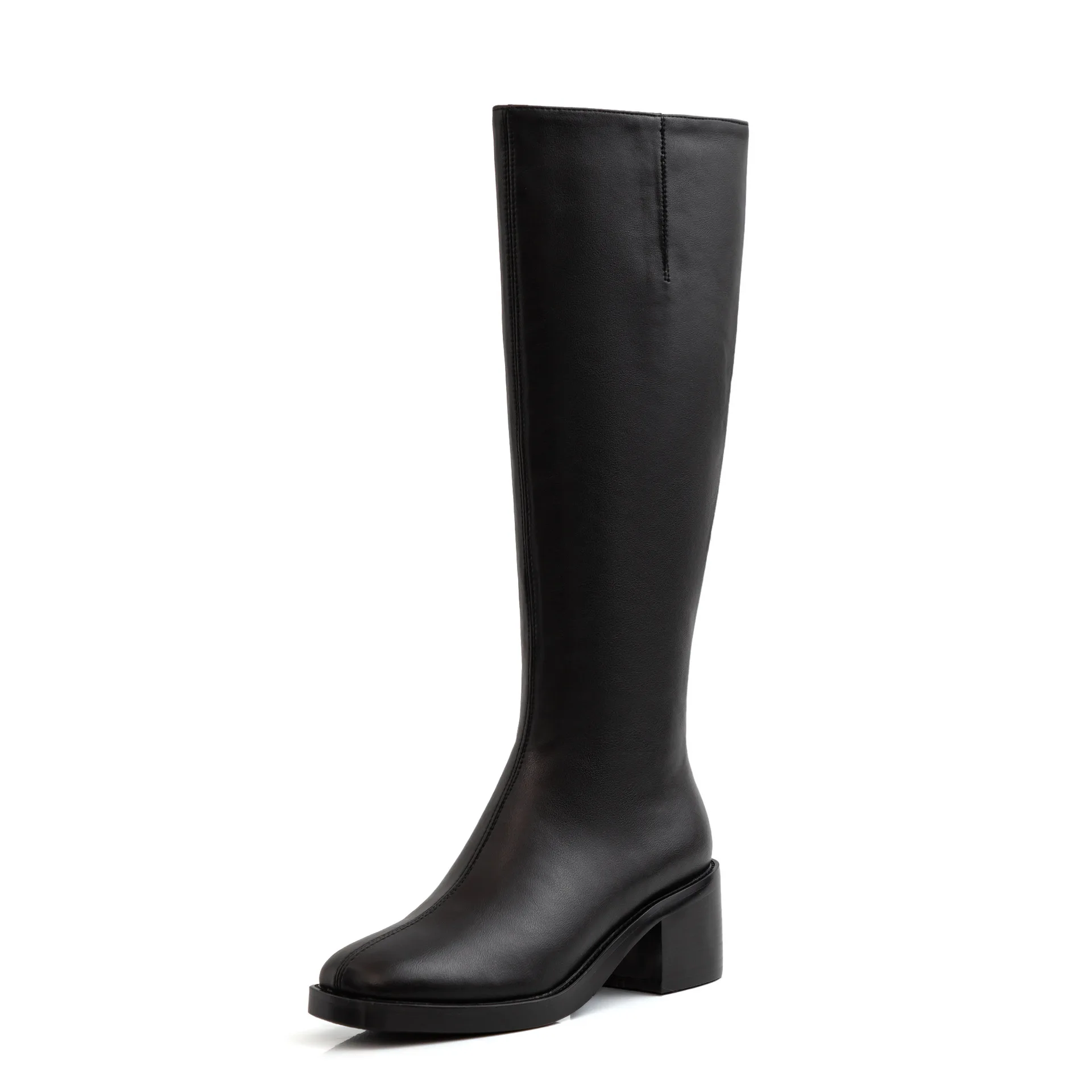 

All cow leather kinds of high heel and handsome Knight's Boots