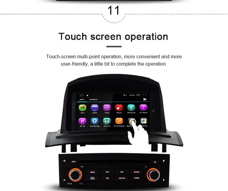 JDASTON Android 10 автомобильный мультимедийный плеер для RENAULT Megane Fluence 2002-2008 wifi gps навигация 1 Din автомагнитола Стерео DVD SD