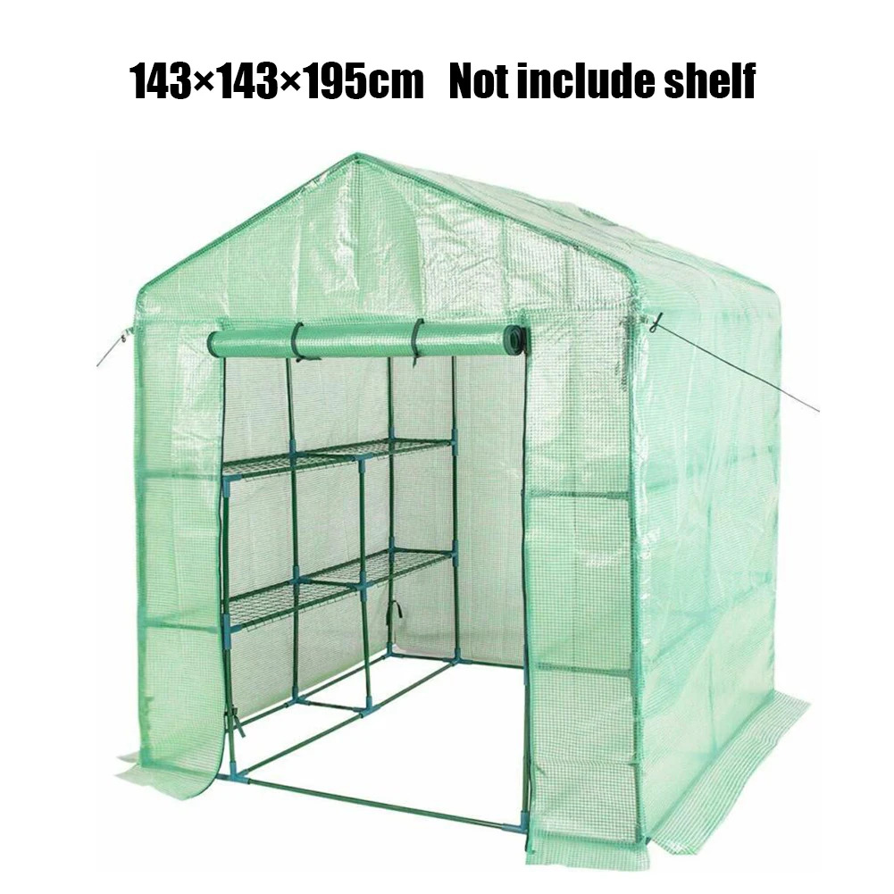 Без подставки PE Сетка Ткань Садоводство Большая полка Steeple Walk In Plant Green House Cover