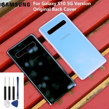 Samsung Original Phone Rear Battery Door For Samsung S10 X 5G version Housing Back Cover Cases Glass Backshell