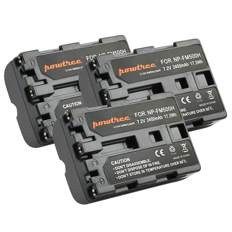 Bonadget 2400 мА/ч NP-FM500H NP FM500H Замена для sony A57 A58 A65 A77 A99 A550 A560 A580 Камера Батарея |