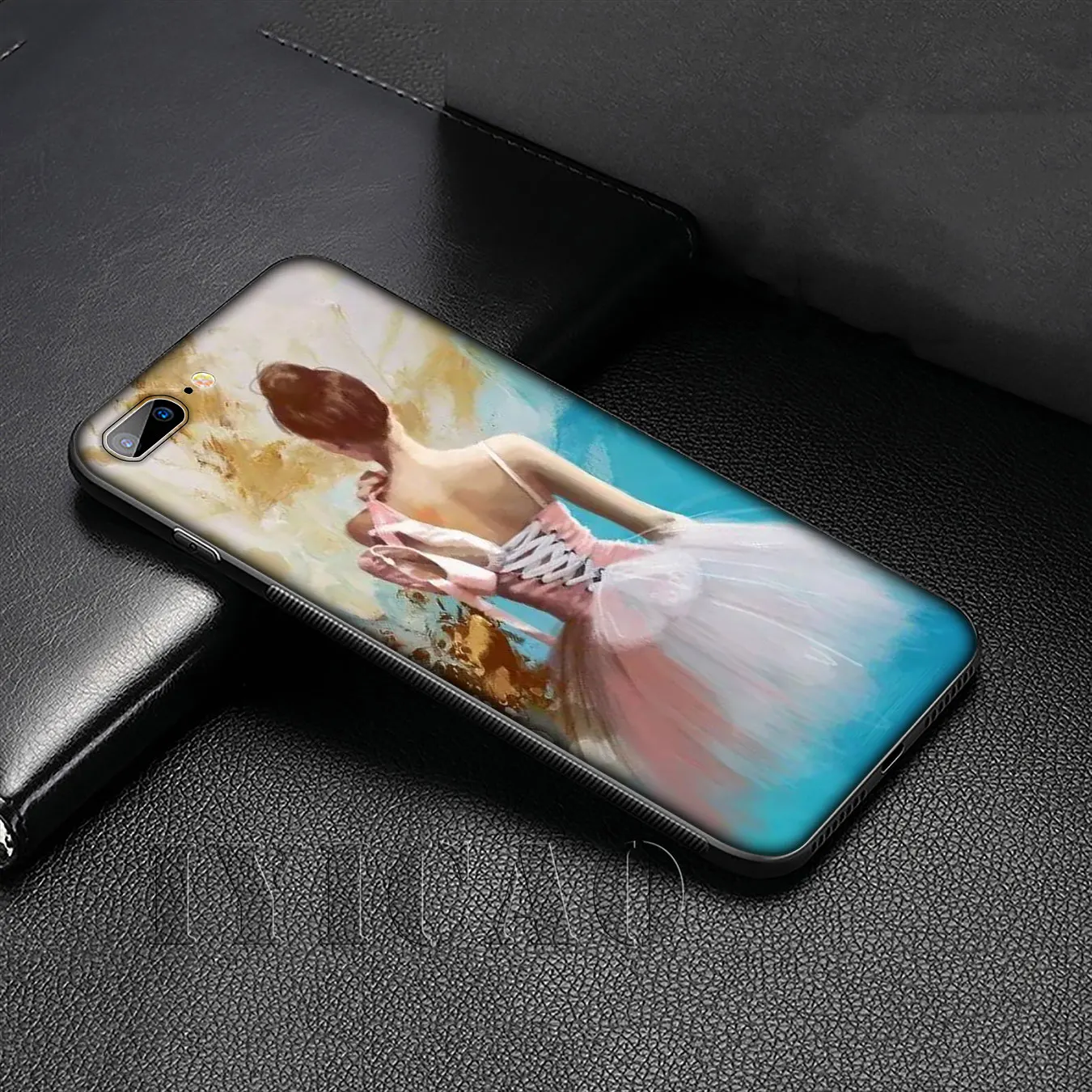 IYICAO Ballerina Ballet Dancing Soft Silicone Cover Case for iPhone 11 Pro XR X XS Max 6 6S 7 8 Plus 5 5S SE Black Phone |