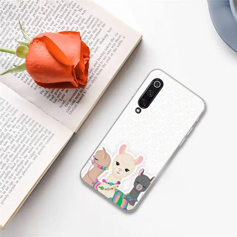 

Lovely Lama Llama Alpacas Phone Case For Xiaomi Redmi note 7 8 9 A t k30 max3 9 s 10 pro lite