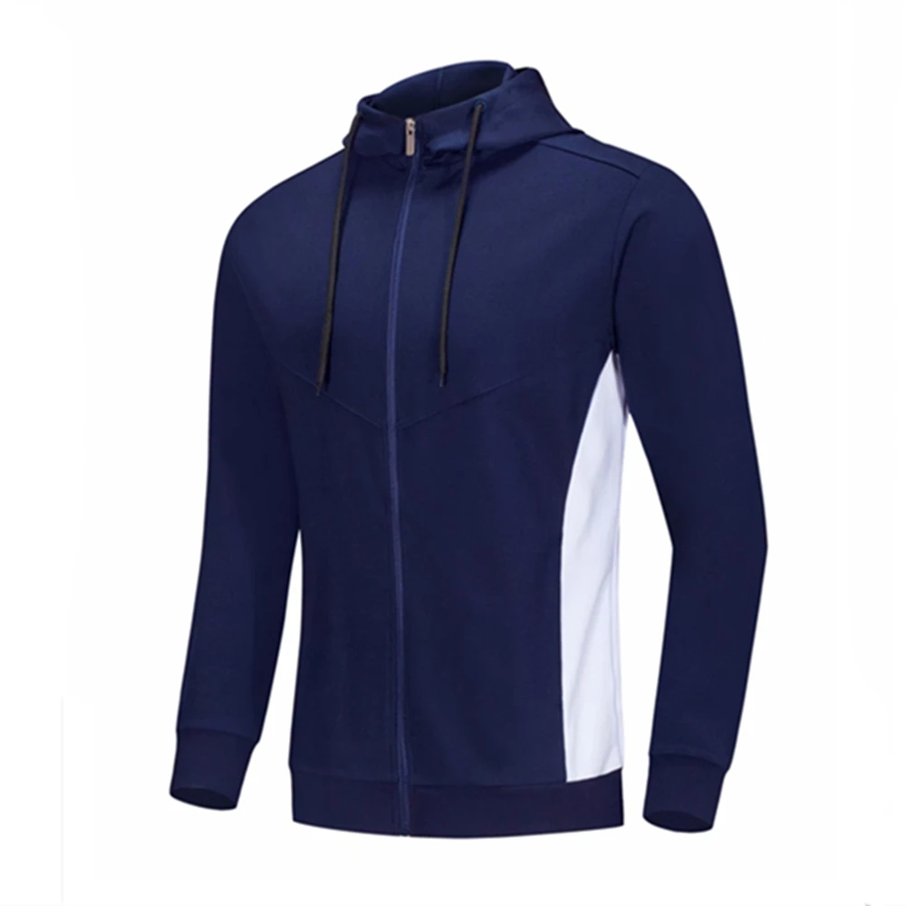 

Women & Men Running Jackets Hooded Zipper Sweater Youth Soccer Jacket Outdoor Football Basketball Training Fitness Sports Coat