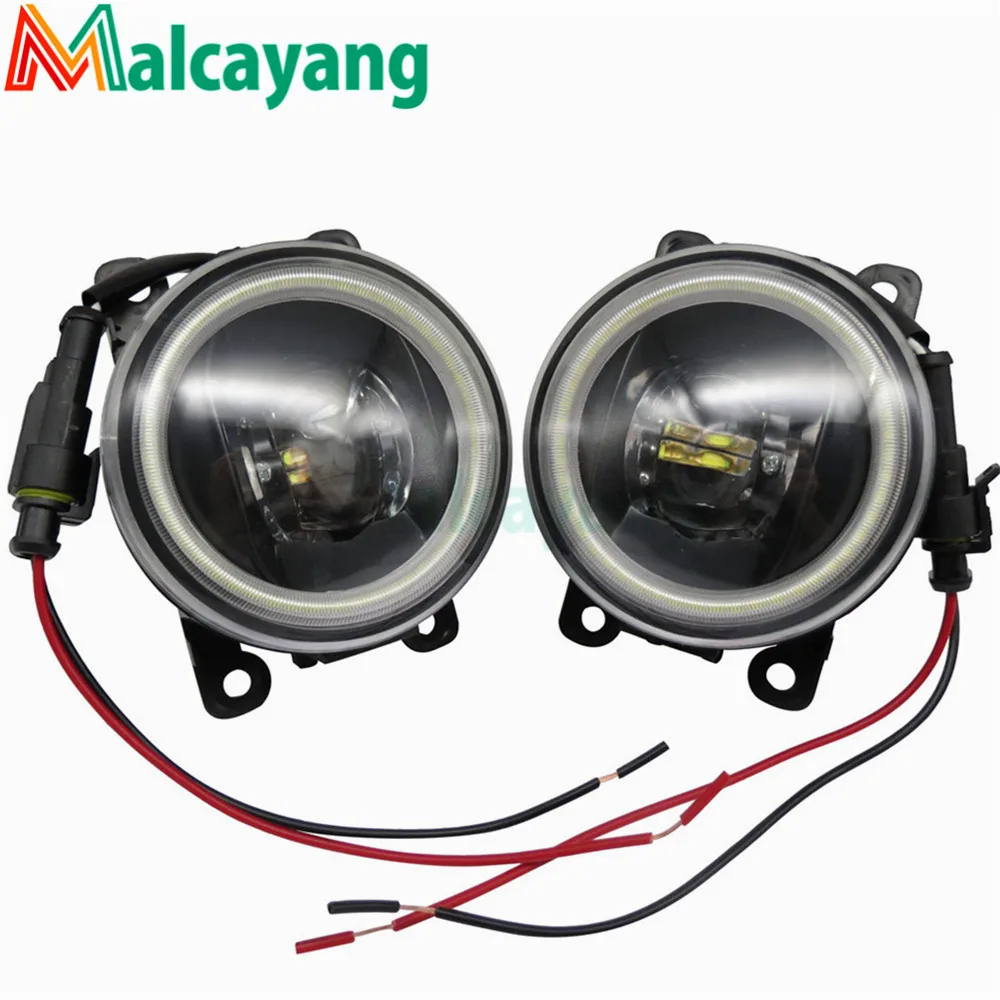Светодиодный передние противотуманные фары круглые для Renault MEGANE Laguna Kangoo SCENIC THALIA