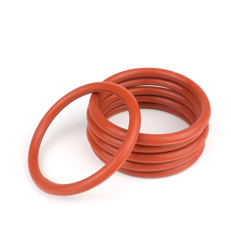 OD 15-80mm o-ring in Silicone rosso spessore 4mm anello di tenuta per alimenti impermeabile e