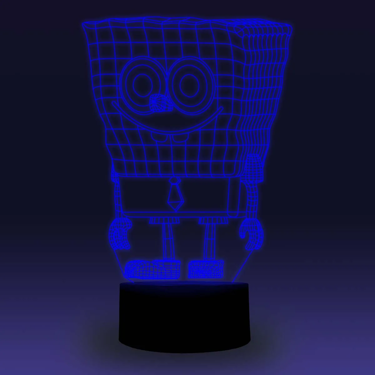 NiteApps 3D Губка Боб ночник настольная лампа Иллюзия подарок на день рождения приложение/сенсорное управление