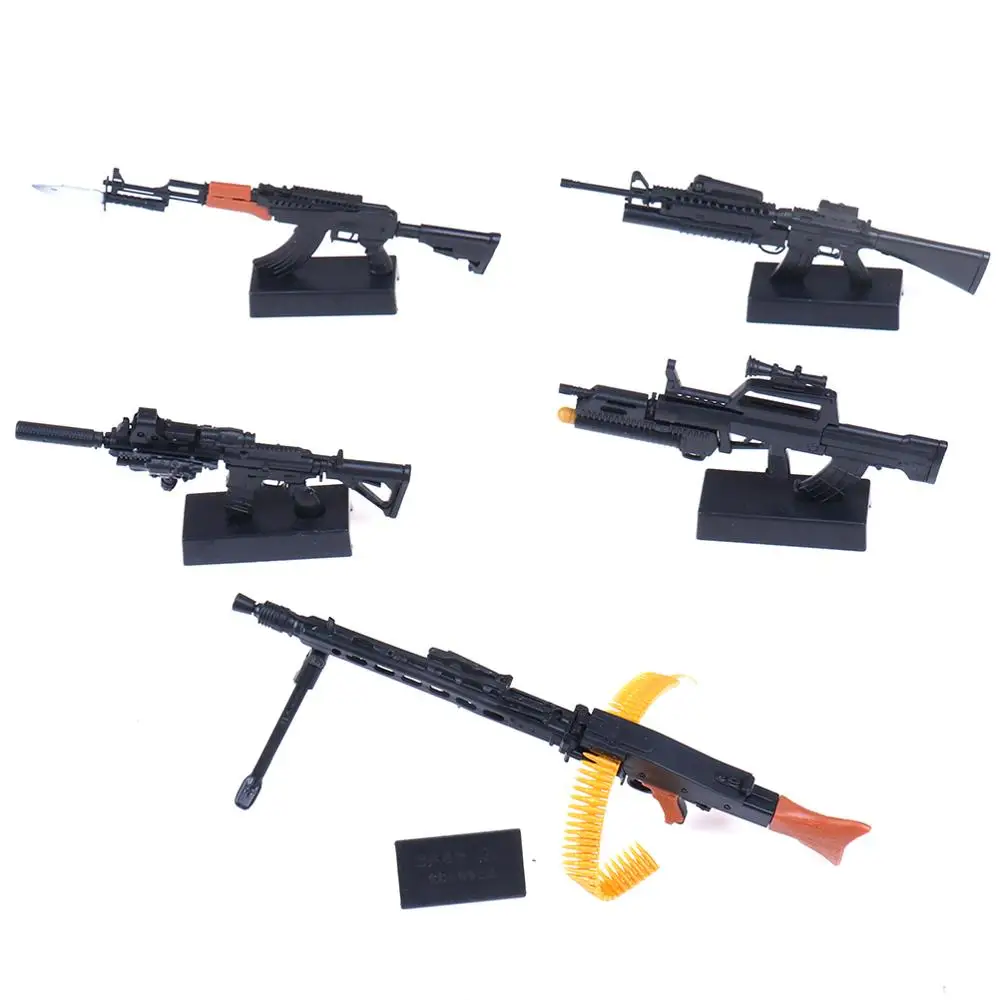 1:6 scale Assembly Gun Model Fourth Generation 1/6 Assault Rifle Light Machine AK47 Soldier Weapon Plastic | Игрушки и хобби