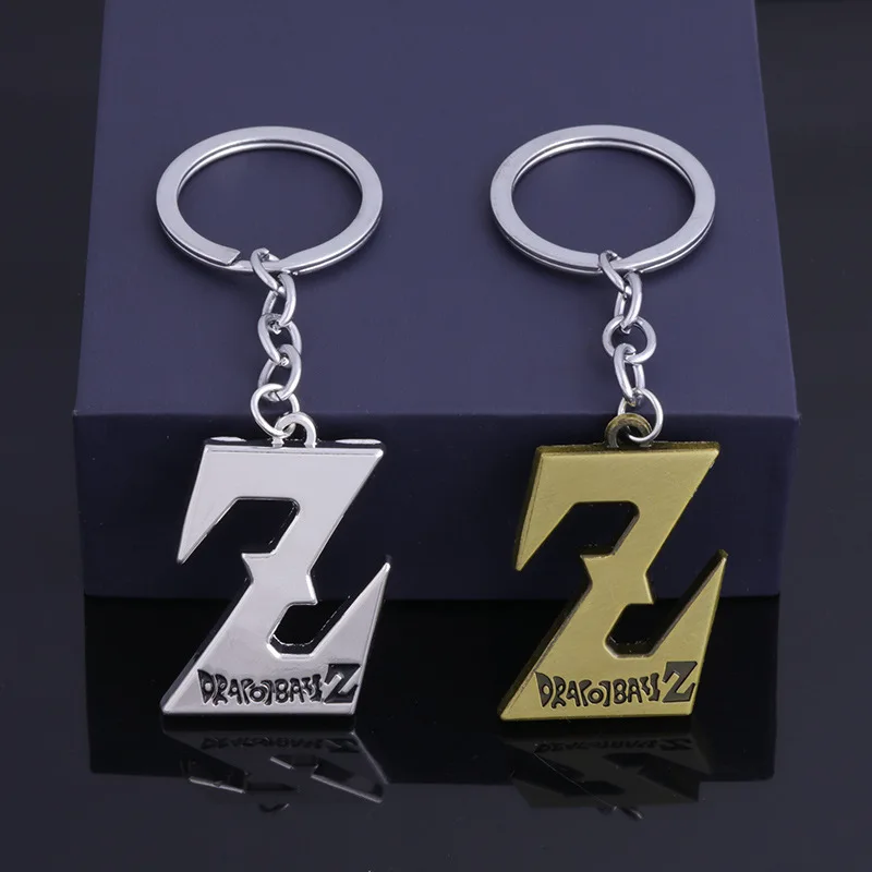 Bandai Dragon Ball Z Keychain DragonBall DBZ Son Goku Gohan Piccolo Symbol Logo Keyring Key Chain Anime Jewelry Wholesale 