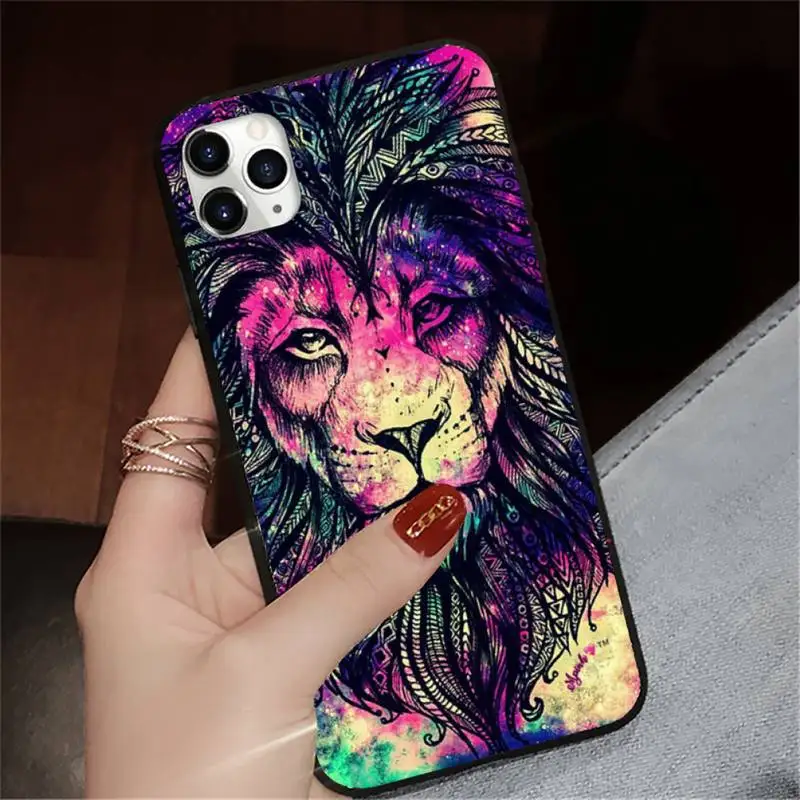 

Lion Wolf Owl Elephant Lion Tiger Animals luxury design Phone Case for iPhone 11 12 pro XS MAX 8 7 6 6S Plus X 5S SE 2020 XR