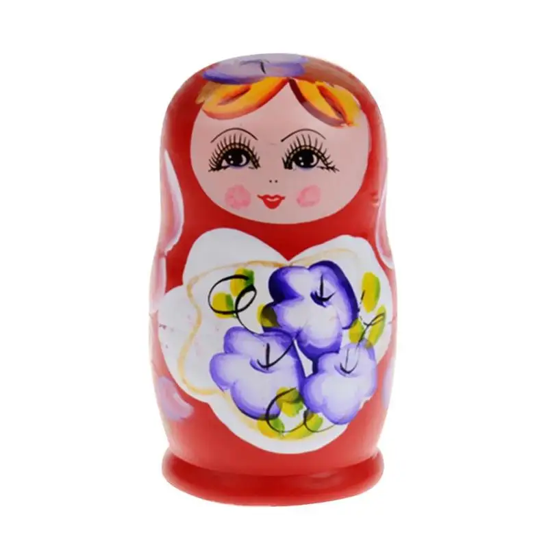 B Новинка, русские Матрешки, деревянные Matryoshka, набор кукол, ручная роспись, Декор, русские Матрешки, детские игрушки, кукла для девочек - Цвет: B
