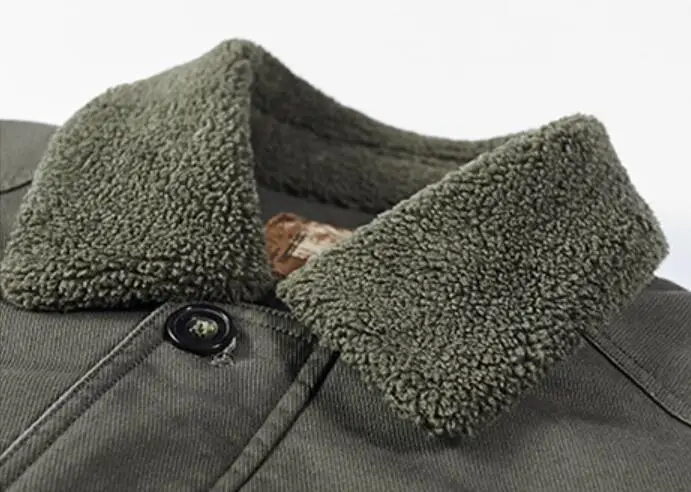 

Military Warm Jackets Men 2020 Winter Thick Fleece Coats Air Force Pilot Bomber Jacket Male Outdoors Cotton-padded Clothes w1524