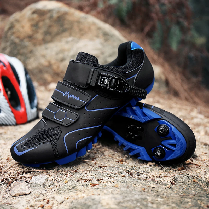 Professional Self-Locking Cycling Shoes Outdoor Breathable MTB Bicycle Shoes Anti-Skid Sneakers Racing Road Bike SPD Cleat Shoes