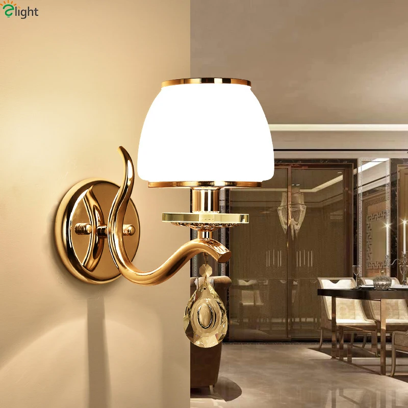 

Modern Lustre Crystal Led Chandelier Lighting Gold Metal Living Room Led Pendant Chandeliers Lights Dining Room Suspension Lamp