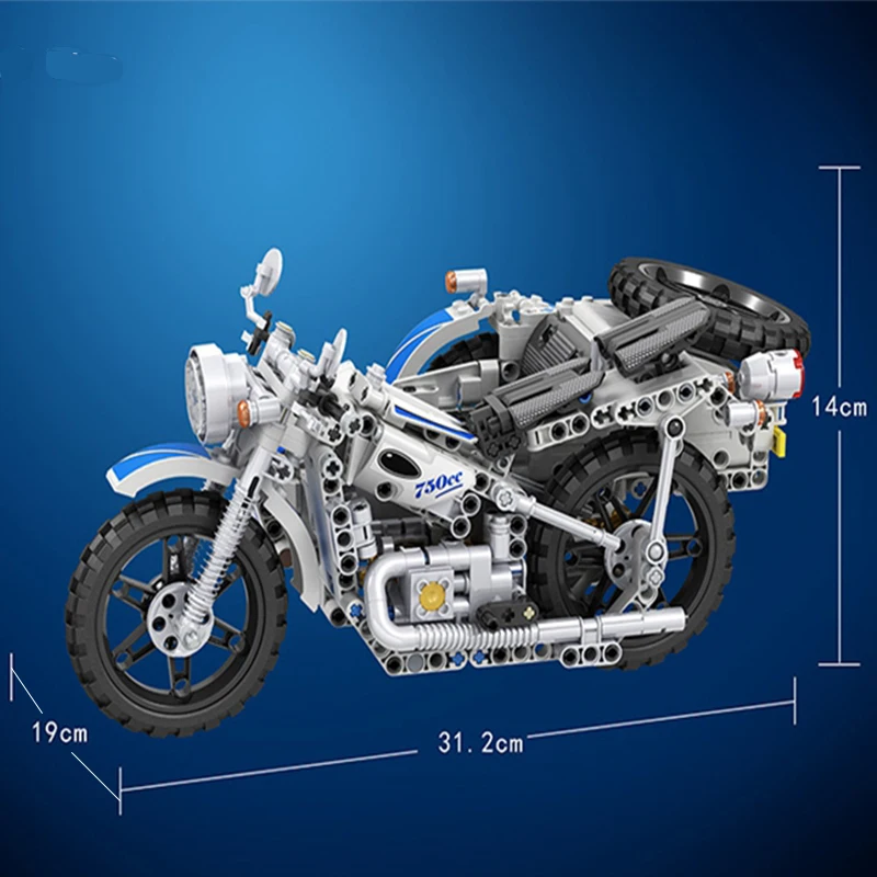 

MOC City Tricycle Motorcycle 550pcs High-tech Creator Model Building Blocks Bricks educational Toys For boys Christmas Gifts