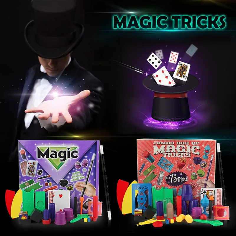 New Funny Magic Props Set For Kids Children Tricks Toys Beginners Kit Performing Puzzle Toy | Игрушки и хобби