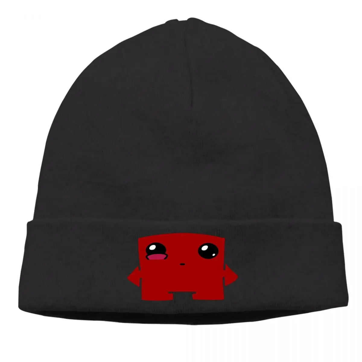 

The Binding Of Isaac Skullies Beanies Super Meat Boy Forever Knitting Winter Warm Bonnet Hats Men Women's Hip Hop Ski Cap