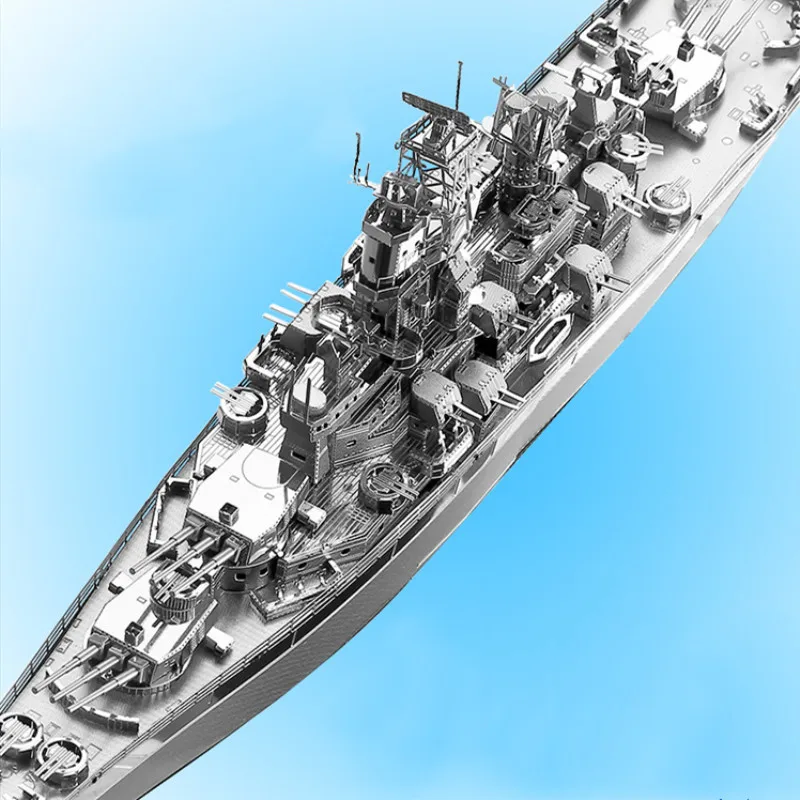 Piececool новейшие 3D металлические пазлы &quotUSS MISSOURI Battleship&quot модели наборы DIY Забавные