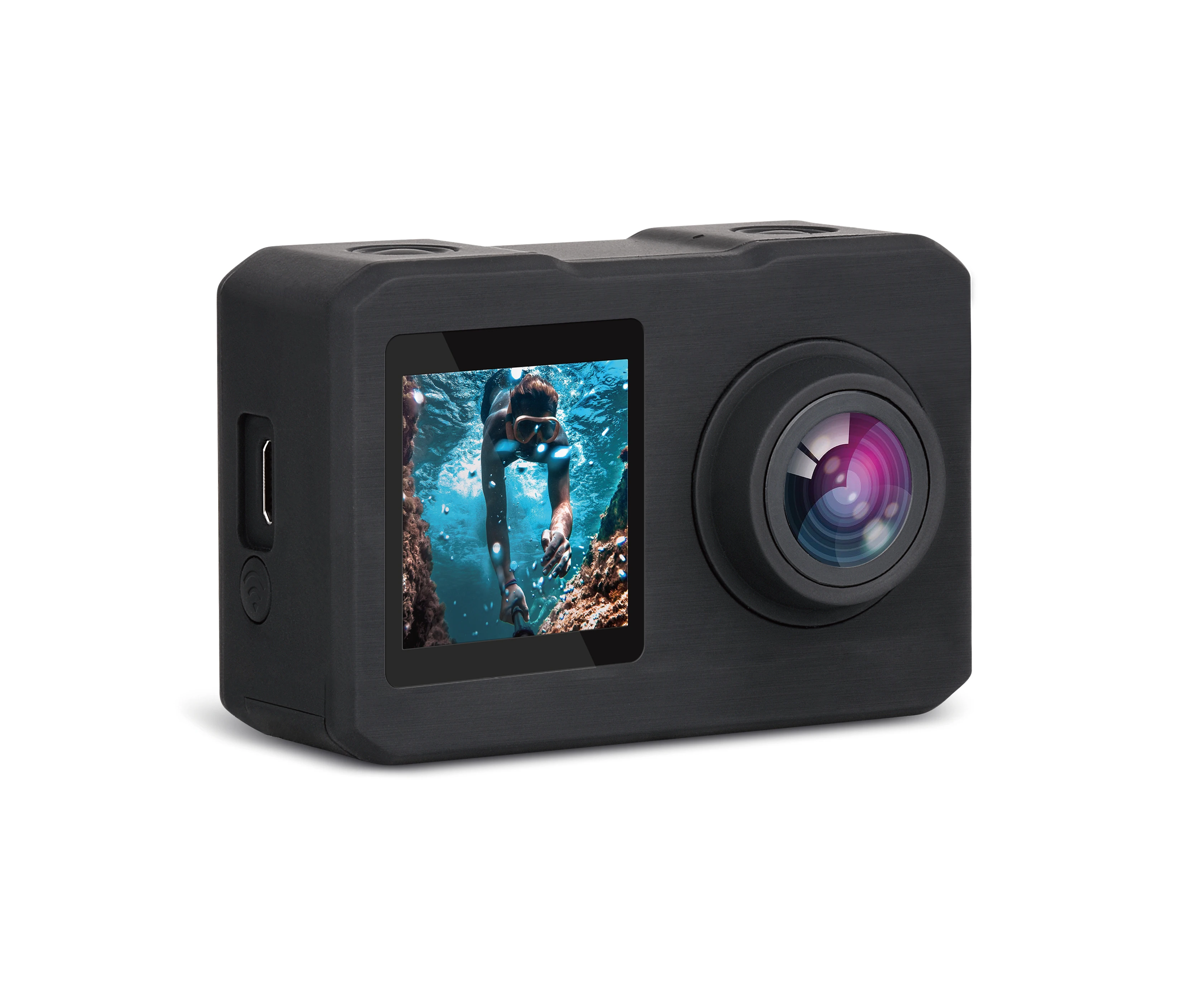 للبيع بيع المصنع مباشرة مخصص مقاوم للماء Vlog واي فاي الرياضة 4K كاميرا عمل كاميرا 4K 30 Fps كاميرات الفيديو الرياضية