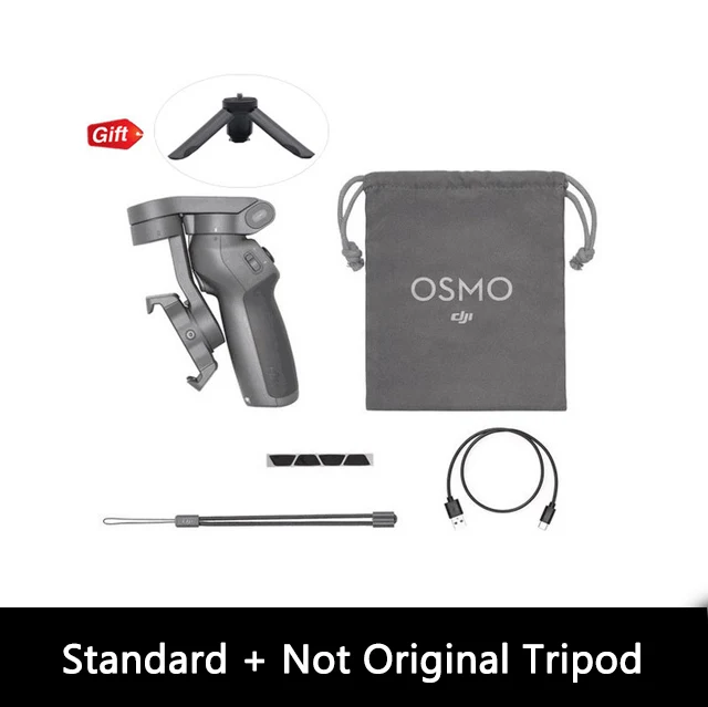 Standard Складной 3-осевой стабилизатор DJI Osmo Mobile 3 ручной подвес для смартфона Gopro экшн-камера для телефона 8 для телефона 11 - Цвет: Standard