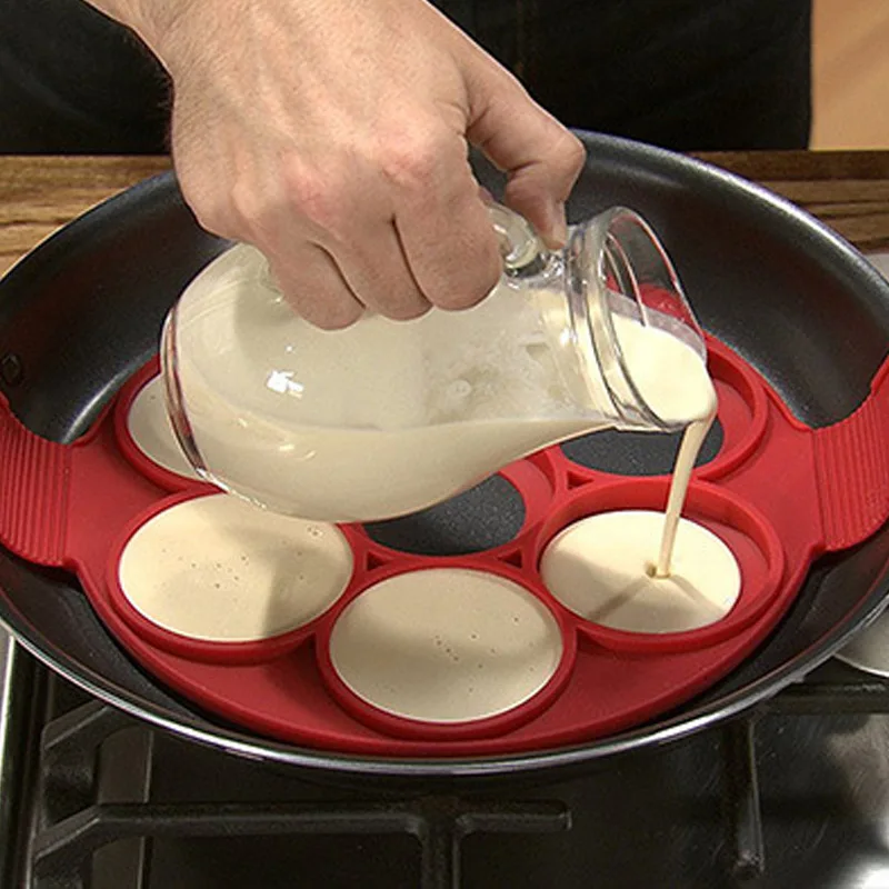 1 шт. силиконовые антипригарным фантастические яйцо блинница кольцо Кухня