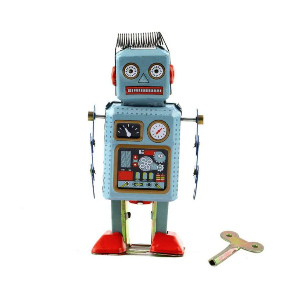 Винтажные механический часовой механизм заводные игрушки Прогулки радар