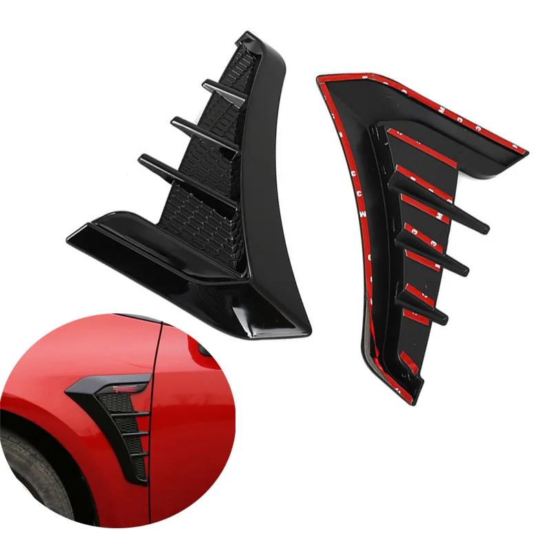 

For Toyota corolla altis LEVIN 2019 2020 2021 Side Vent Trim Fender Sticker Air Flow ABS bumper carbon fiber car Accessories