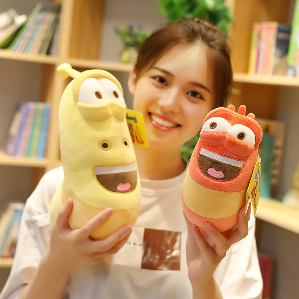 Мультяшные забавные насекомые слизь креативные личинки Плюшевые игрушки Мягкая