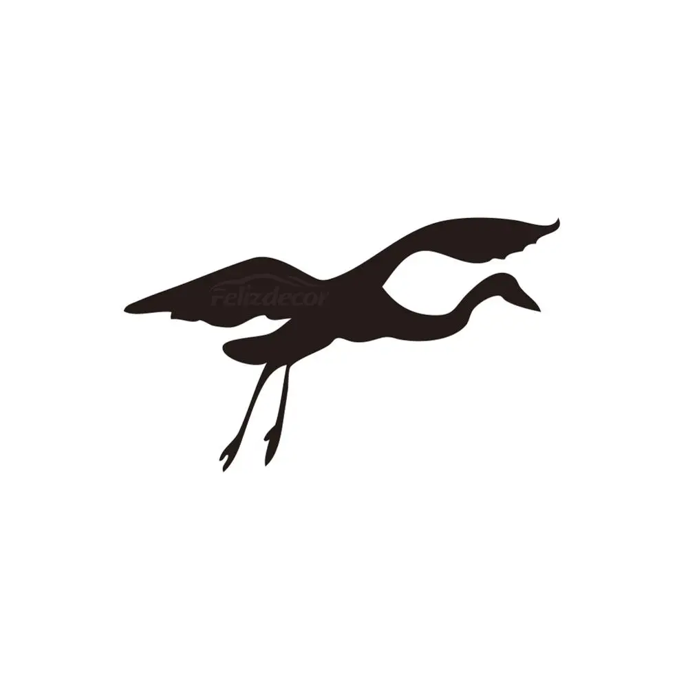 Автомобильные Виниловые стикеры в виде лебедя для окон дверей заднего лобового