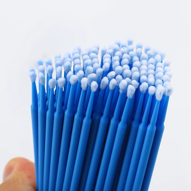 

100PCS Tattoo Cotton Swab Lint Free Supplies Brush Microblading Micro Brushes Applicator Tattoo For Makeup Accessories