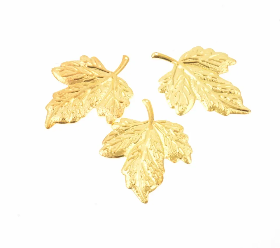 Бесплатная доставка 10 шт. коннекторы из филигранных листьев бронзового тона