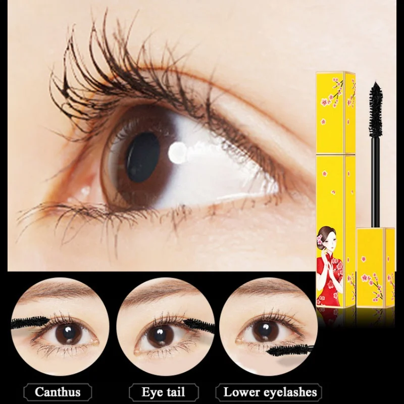 Тушь для ресниц в китайском стиле неоновая тушь Легкая сушка естественная