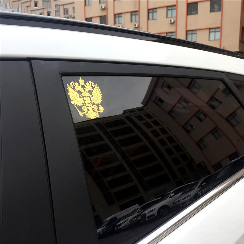 Автомобильные наклейки, эмблема орла Российской Федерации для ford focus 2 3 hyundai solaris i35 i25 Mazda 2 3 6 CX-5, автомобильные аксессуары