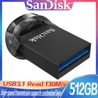 Флеш-накопитель SanDisk CZ430, USB 3,1, 512256128643216 ГБ, 130, МБс.