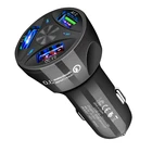 Автомобильное зарядное устройство USB, быстрая зарядка, 3 порта для Suzuki Jimny Свифт Vitara SX4 Ignis Escudo grand vitara xl-7