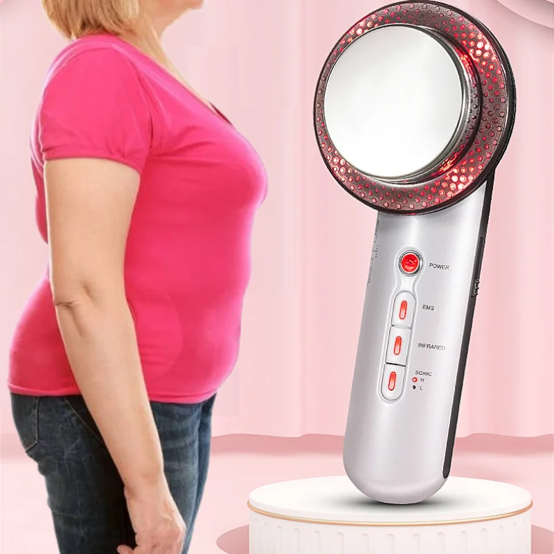 

Ultrasonic 3 in 1 Slimming Massager Fat Burner Electrotherapy Ultrasonic Infrared Beauty Instrument Newly Upgraded