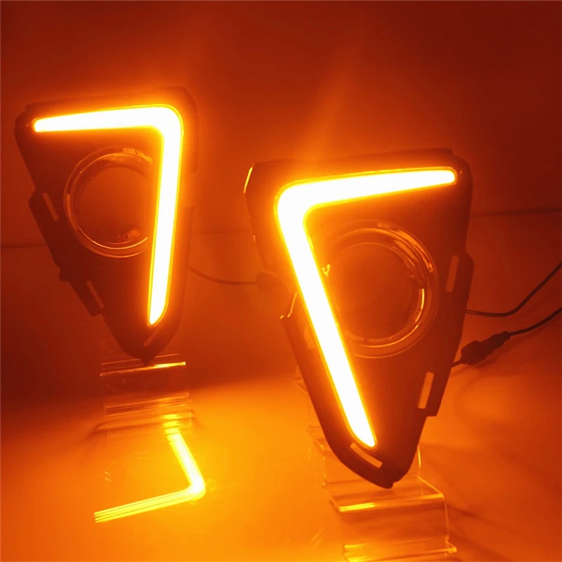 1 комплект 12 В ABS Автомобильные светодиодные дневные хосветильник