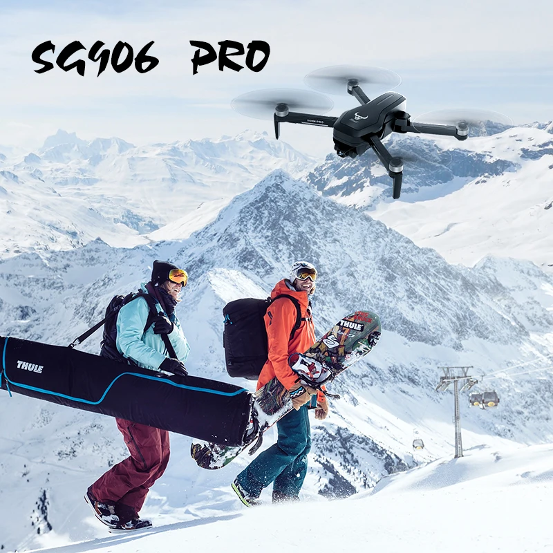 ZLRC SG906 Pro 5G WI FI FPV 4K HD Камера Anti shake Self стабилизации карданный бесщеточный 1 Батарея RC