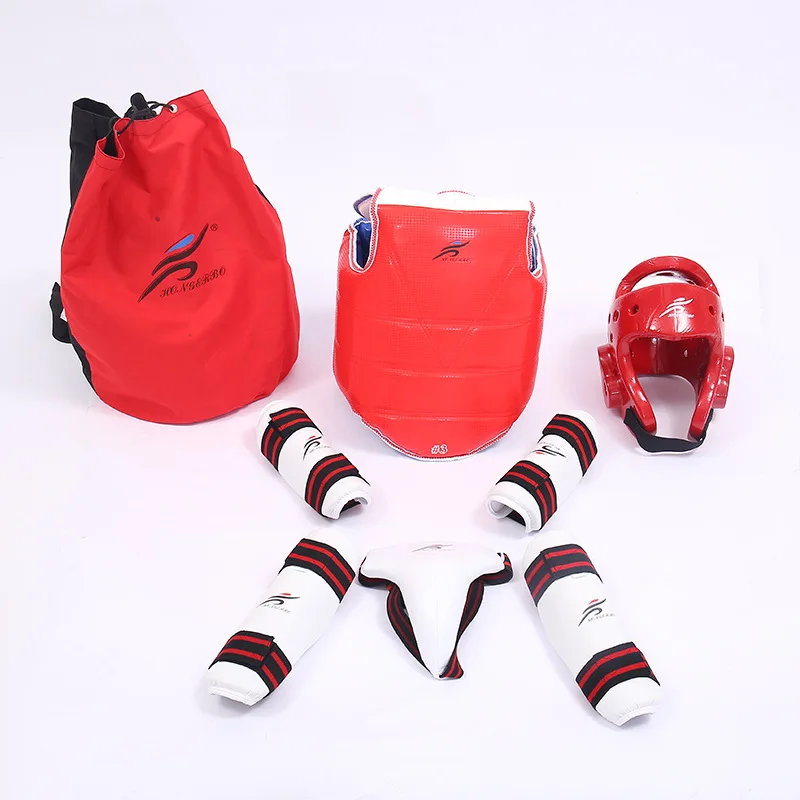 Набор защитников для санды TKD каратэ спортивный шлем захвата бандаж детей