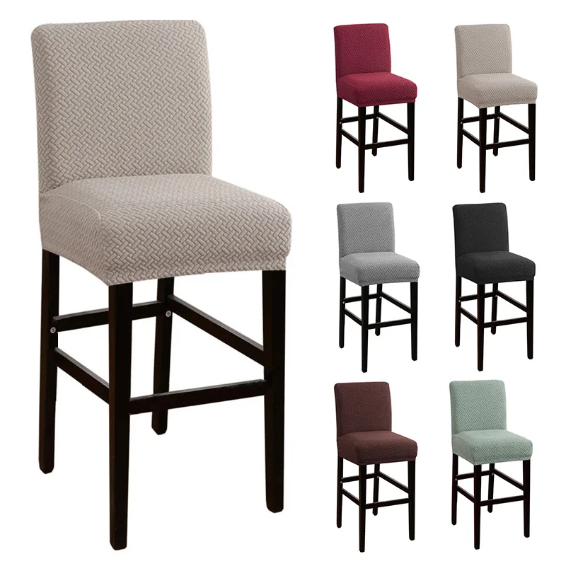 Жаккардовый растягивающийся чехол на стул для столовой стрейчевый стульев кухни