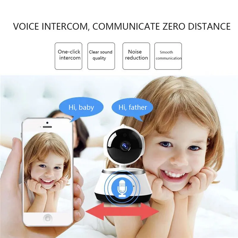 Детский портативный монитор VB603 WiFi IP камера Беспроводной фотоаппарат наблюдения