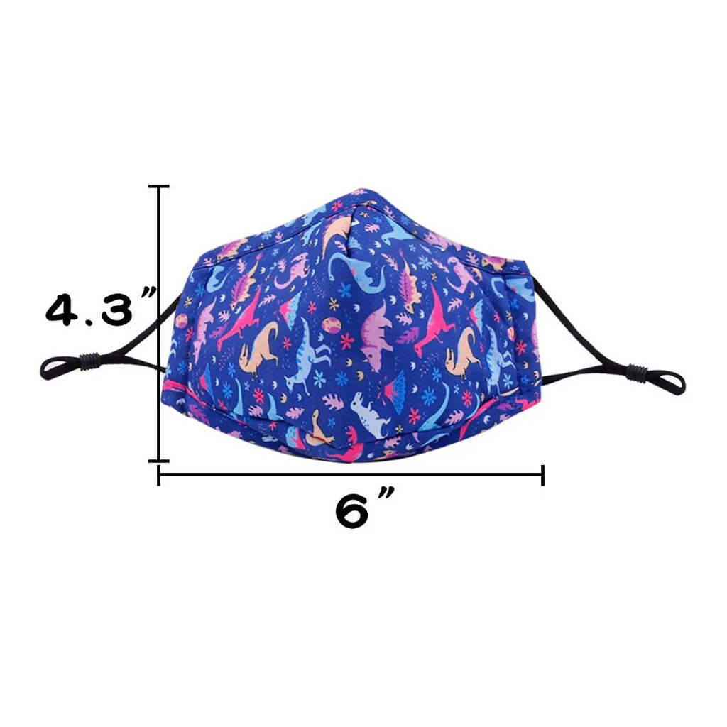 Маска на лицо для детей фильтр с активированным углем Защитная дышащая маска из