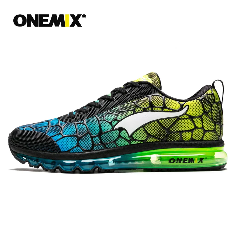Onemix Men Air Running Shoes Breathable Mesh Marathon Man Sneakers Lightweight Breathable Outdoor Jogging Training Sport Shoes