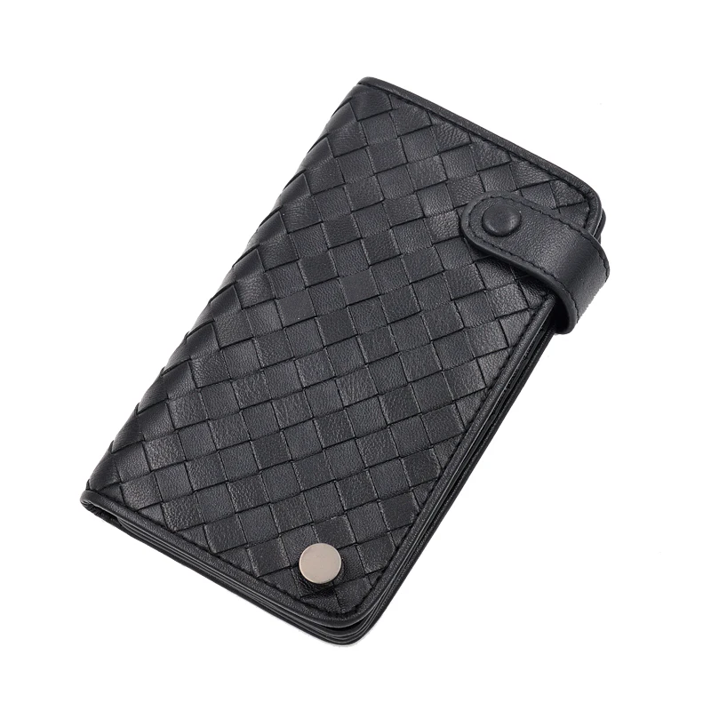 

New Fashion Genuine Leather Card Holder Luxury Long Hasp Coin Purses Female Brand Women Wallet Light Weight Business Card Case