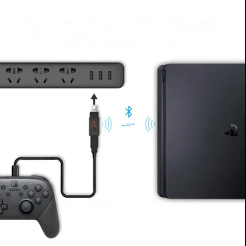 Coov T100 беспроводной Bluetooth usb-адаптер, конвертер для геймпада для Xbox One switch pro to NAND Switch PC PS4 Геймпад Джойстик